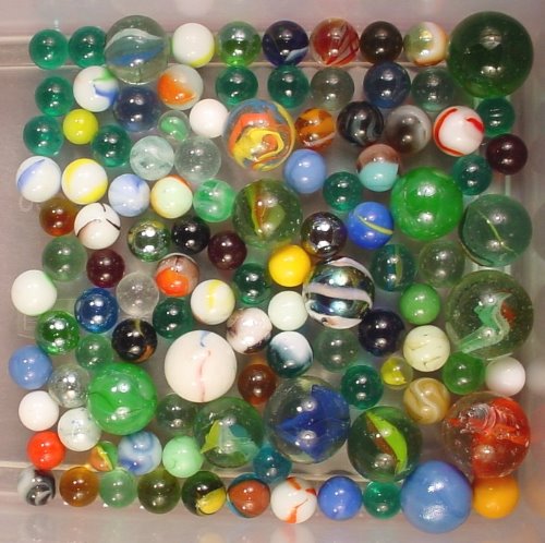 Lot Of 105 Marbles, Group E