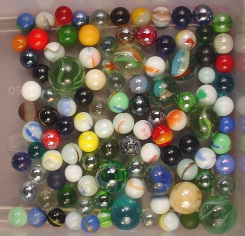 Lot Of 105 Marbles, Group H