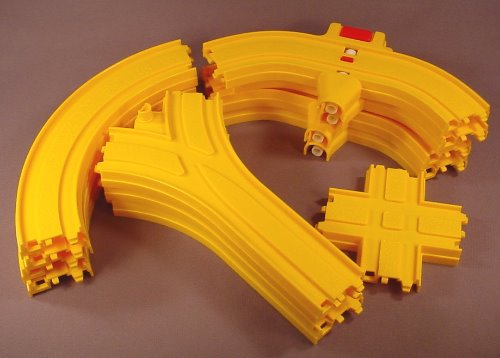 Playmates Lot Of 12 Train Tracks For A 1986 Disneyland Set