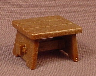 Playmobil Brown Wood Slat Stool, 3151 3269