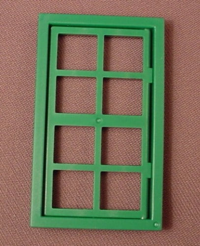 Playmobil Green Window Frame With An 8 Pane Mullion