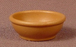Playmobil Brown Wood Or Wooden Medium Size Nesting Bowl