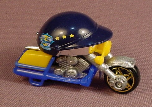 Matchbox 2003 Cap 'N Cop Motorcycle With Helmet