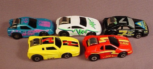 Toymax Lot Of 5 1991 Flickable Flywheel Cars