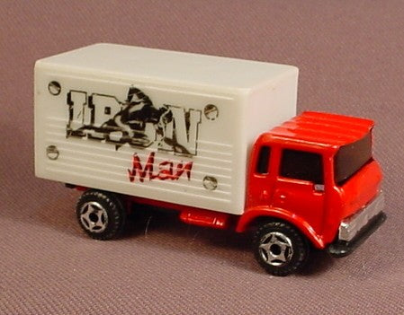 Tootsietoy Delivery Box Truck With Iron Man Logos