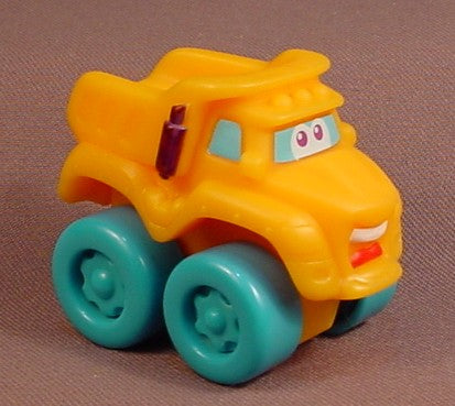 Playskool Tonka Wheel Pals Yellow Dump Truck With Blue Wheels