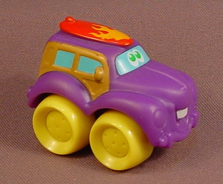 Playskool Tonka Wheel Pals Purple Woody Wagon With A Surfboard