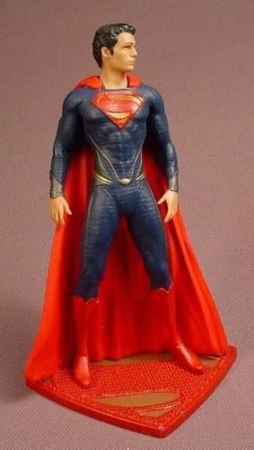 Superman PVC Figure On An Insignia Stand Or Base