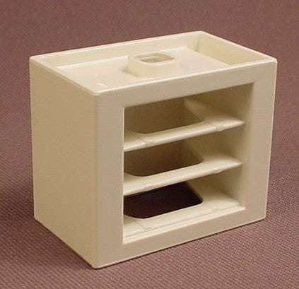 Playmobil White Cabinet With Openings Or Slots For 3 Drawers