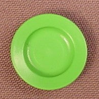 Playmobil Green Round Modern Plate Or Dish
