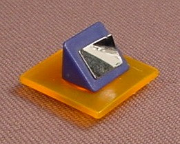 Playmobil Semi Transparent Orange Mounting Plate
