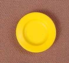 Playmobil Yellow Round Plate Or Dish