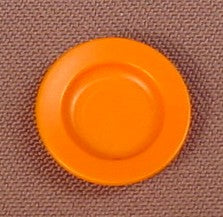 Playmobil Orange Round Plate Or Dish