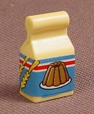 Playmobil Light Beige Or Yellow Food Container With A Rolled Top