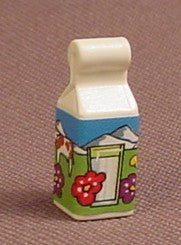 Playmobil White Milk Style Carton Or Container