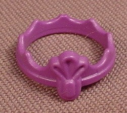 Playmobil Purple Headband Or Crown With Scalloped Edges