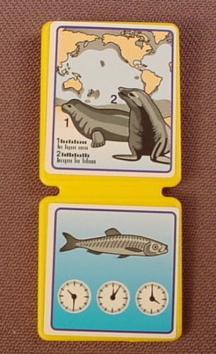 Playmobil Double Yellow Sign With A Seal Habitat Stickers