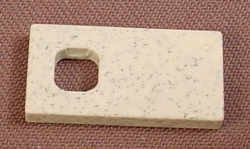 Playmobil Speckled Gray Small Rectangular Connector