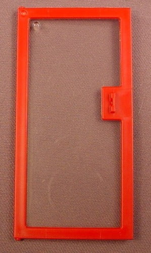 Playmobil Clear Or Transparent Door In A Red Frame