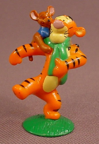 Disney Winnie The Pooh Tigger With Roo Hard Plastic Figure