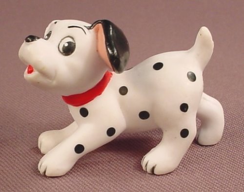 Disney 101 Dalmatians Puppy With 1 Black Ear PVC Figure