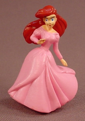 Disney The Little Mermaid Human Ariel In A Pink Dress PVC Figure