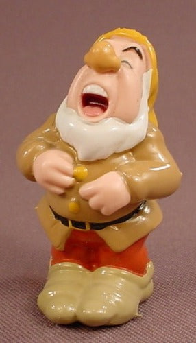 Disney Snow White Sneezy Holding Back A Sneeze PVC Figure