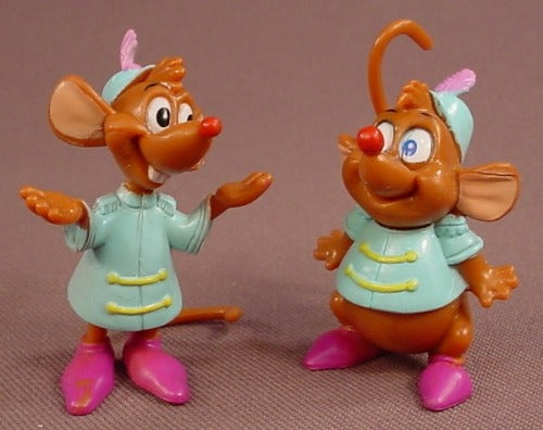 Disney Cinderella Gus & Jaq In Their Royal Escort Uniforms PVC Figure