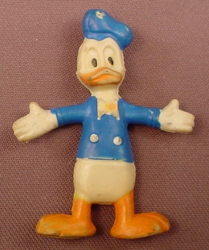 Disney Vintage Donald Duck Rubbery Figure