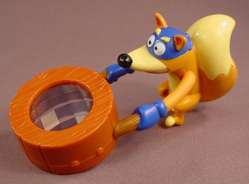 Dora The Explorer Swiper Fox Figure With A Magnifying Glass