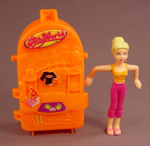 Polly Pocket Doll With A Purse Case