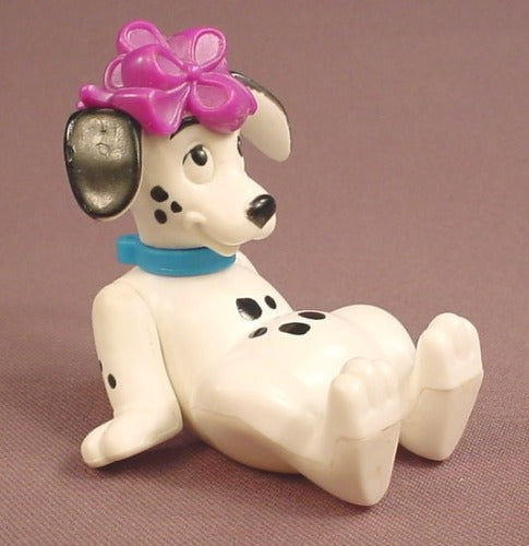 McDonalds 101 Dalmatians Dog With A Purple Gift Ribbon