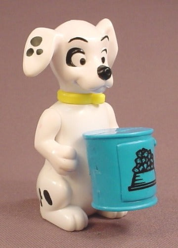 McDonalds 101 Dalmatians Dog With A Blue Bucket Of Dog Food