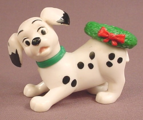 McDonalds 101 Dalmatians Dog With A Green Wreath