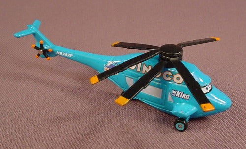 Disney Pixar Cars Movie Diecast Dinoco Helicopter