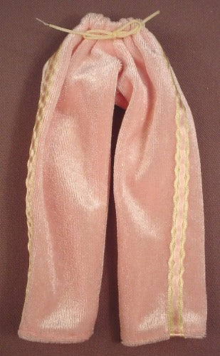 Barbie Pink Pajamas Bottom Or Pants With Gold & Yellow Trim