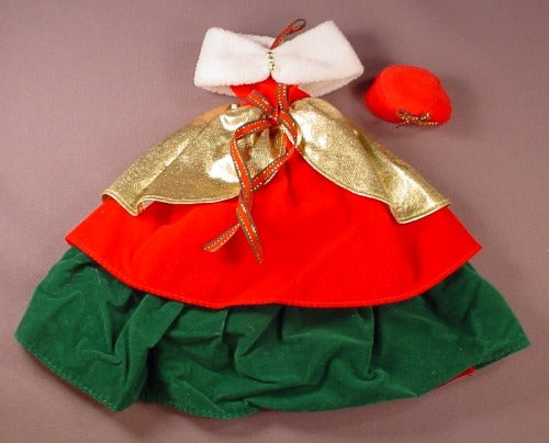 Barbie Doll Size Christmas Gown