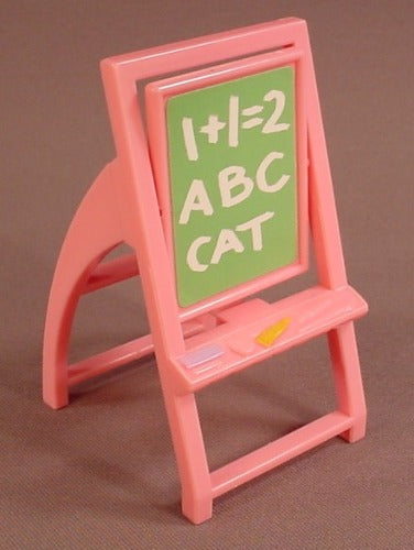 Fisher Price Loving Family Dollhouse 2002 Pink Easel