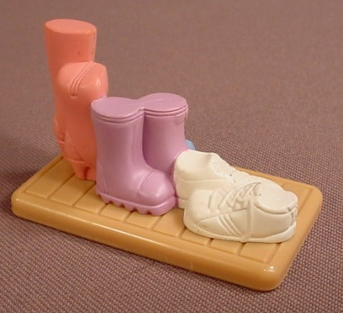 Fisher Price Loving Family Dollhouse 2005 Tray With Shoes & Boots