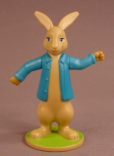 Peter Rabbit Plastic Figure On A Round Base – Ron's Rescued Treasures