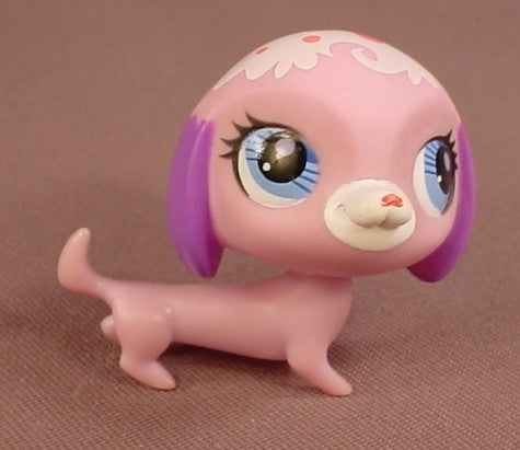 Littlest Pet Shop #3004 Light Purple Dachshund