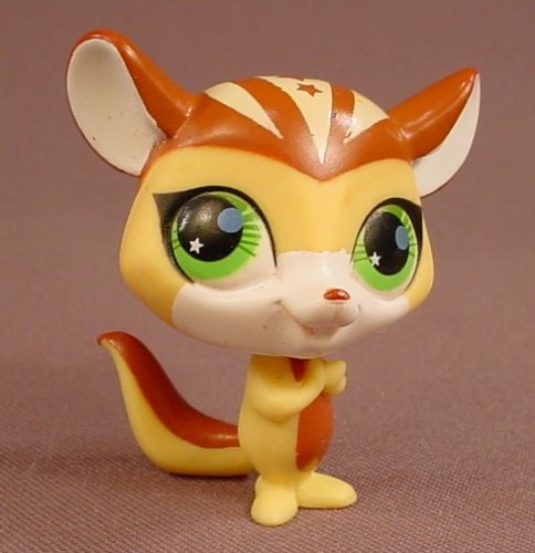 Littlest Pet Shop #2692 Yellow & Brown Meerkat