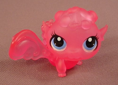 Littlest Pet Shop #3156 Semi Transparent Pink Or Purple Grape Fairy