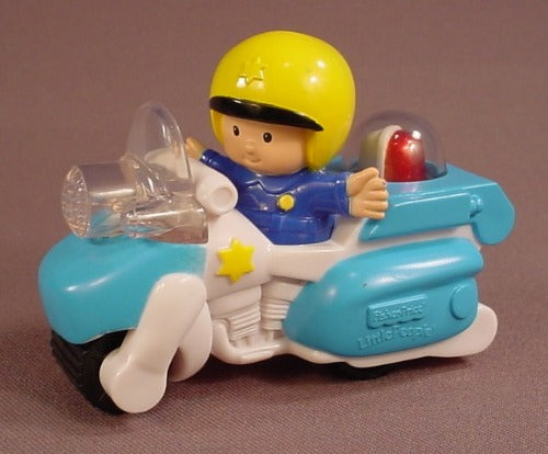 Fisher Price Eddie On A Police Motorcycle