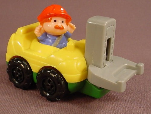 Fisher Price Little People Figure In A Forklift