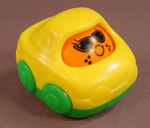 Fisher Price Yellow & Green Roll-A-Round Car