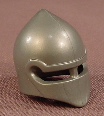 Playmobil Silver Gray Bullet Shaped Knight Helmet