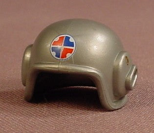Playmobil Silver Gray Submariner's Helmet With A Logo