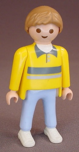 Playmobil Adult Male Figure In A Yellow Shirt