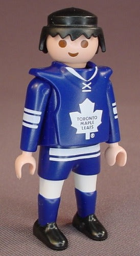 Playmobil Adult Male NHL Hockey Toronto Maple Leafs Goalie Figure